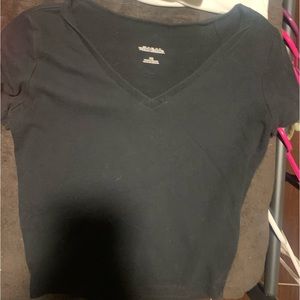 wild fable black v neck top